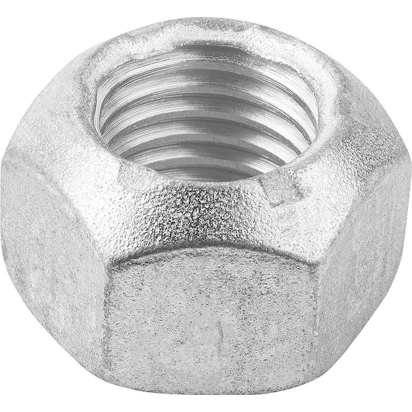 Hex Nut, M27, Steel, Grade 8, Zinc Plated, 14.80 mm Ht